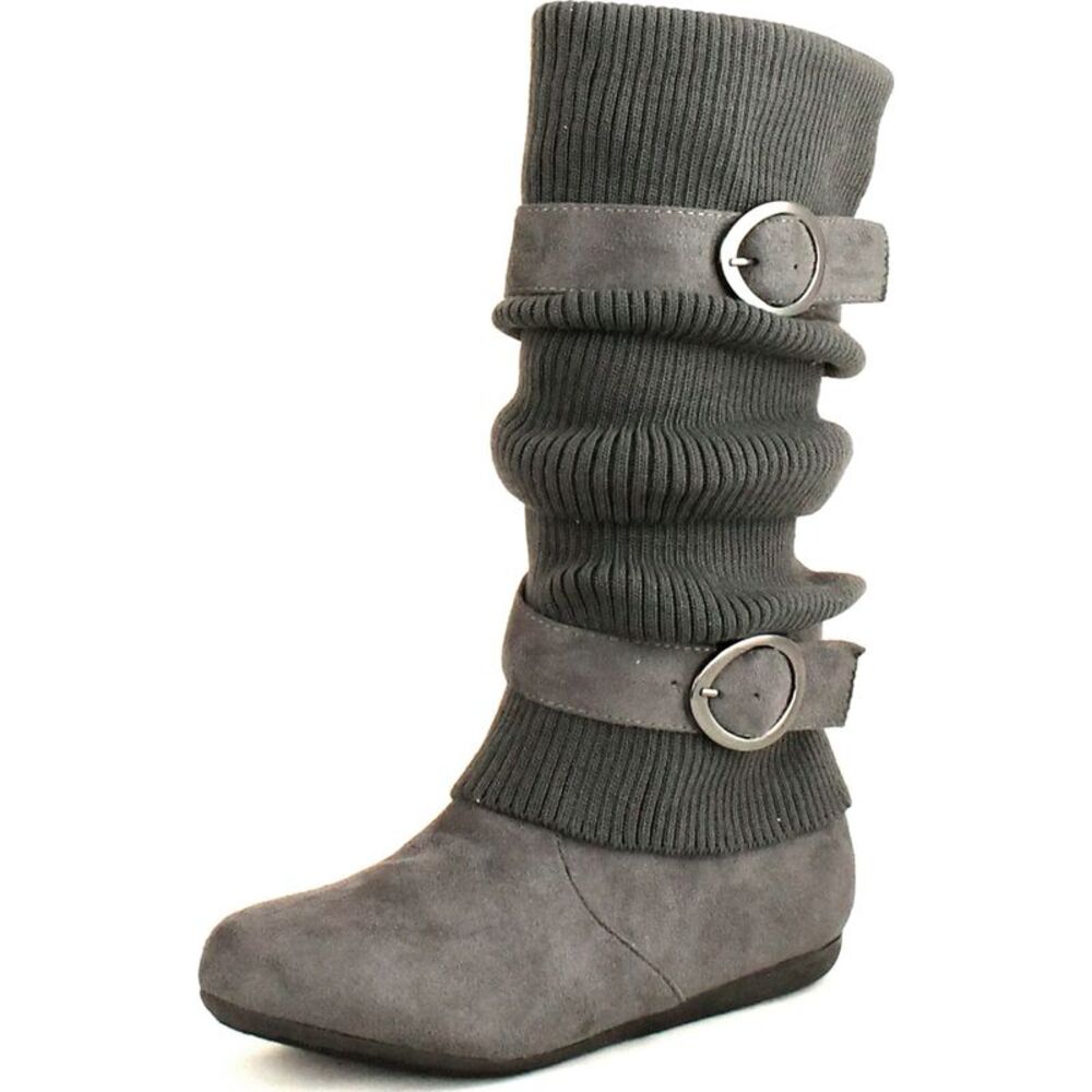 Top Moda Bank-21 Grey Womens boots 5 NEW